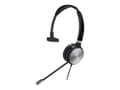 Miniatyrbild 5 av 5: Yealink UH36 Mono - Headset - på örat - kabelansluten - USB, 3,5 mm kontakt - svart och silver - Certifierad för Microsoft-teams