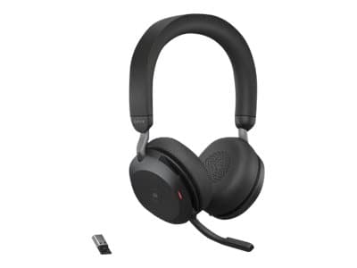 Jabra Evolve2 75, Langaton, Toimisto/puhelukeskus, 20 - 20000 Hz, 197 g, Kuulokkeet, Musta