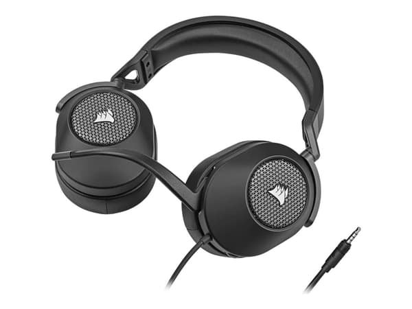 CORSAIR Gaming HS65 SURROUND - Headset - fullstorlek - kabelansluten - 3,5 mm kontakt - kol