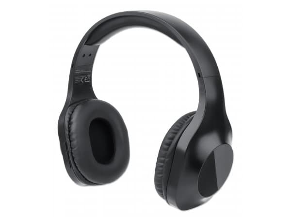 Manhattan 179812 hodetelefon og headsett Hodesett Ledning & Trådløs Hodebånd Samtaler/musikk Micro-USB Bluetooth Sort
