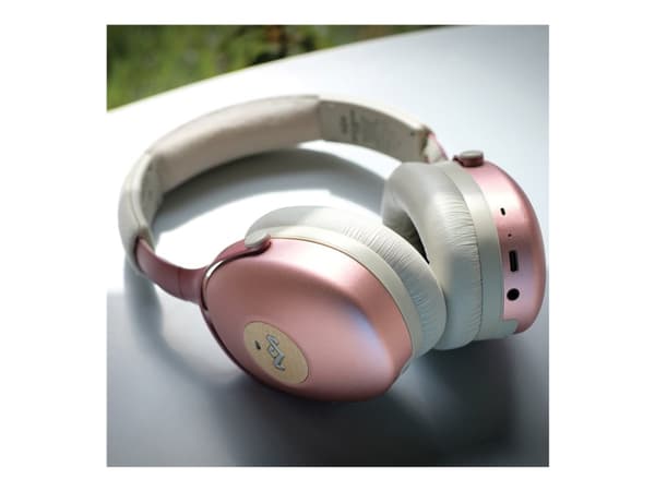 House of Marley Positive Vibration XL - Hörlurar med mikrofon - fullstorlek - Bluetooth - trådlös - aktiv brusradering - koppar