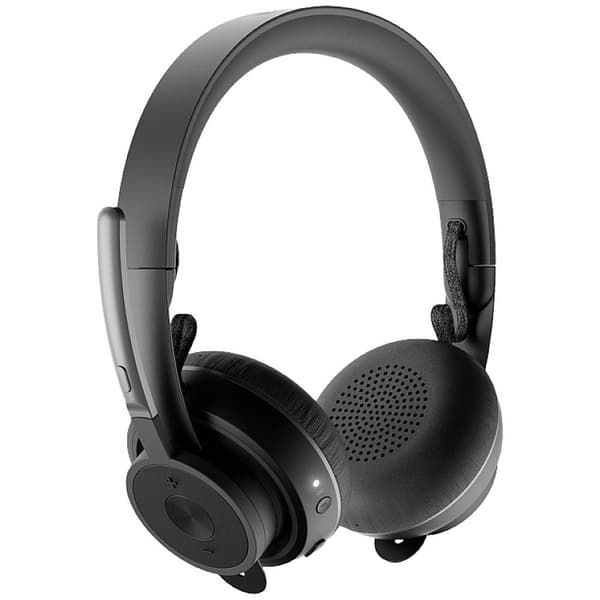 Logitech Zone Wireless Datorer On-ear headset Trådlös, Bluetooth Stereo Svart Brusreducering för mikrofon, Brusreduceri