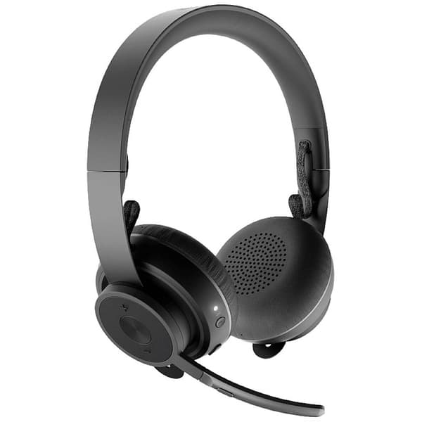 Logitech Zone Wireless Datorer On-ear headset Trådlös, Bluetooth Stereo Svart Brusreducering för mikrofon, Brusreduceri