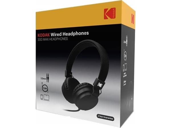 Kodak Headphones On-Ear Headphones Folded Wired Kodak/300max Headphones
