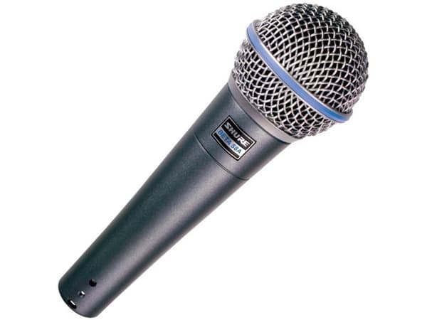 Shure Beta 58A, Scene/opptreden, -51 dB, 50 - 16000 Hz, 150 O, Koblet med ledninger (ikke trådløs), Grå