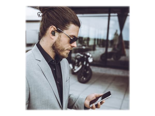 Hama "Spirit Pure" - True wireless-hörlurar med mikrofon - inuti örat - Bluetooth - svart