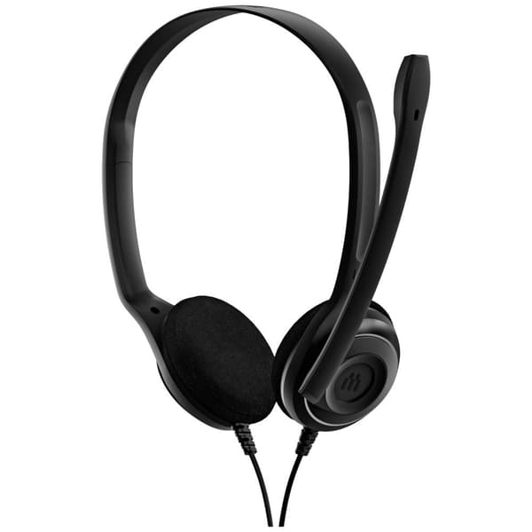 EPOS PC 8 USB Datorer On-ear headset Sladd Stereo Svart Mikrofonljudavstängning, Volymkontroll
