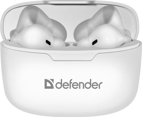 Defender TWINS 903, True Wireless Stereo (TWS), Puhelut/Musiikki/Urheilu/Päivittäinen, 20 - 20000 Hz, Kuulokkeet, Valkoinen