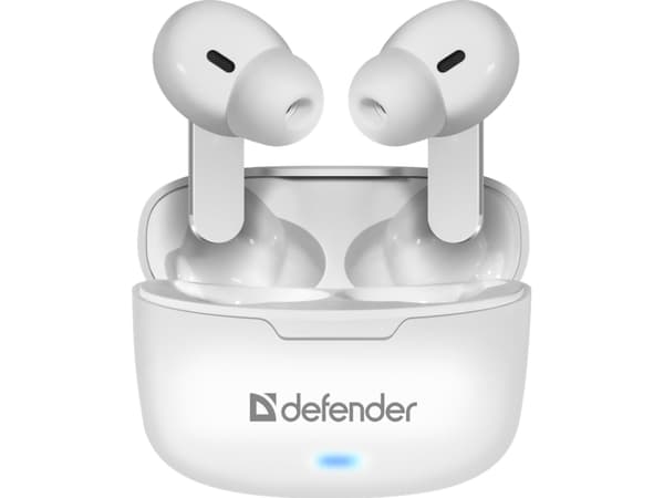 Defender TWINS 903, True Wireless Stereo (TWS), Puhelut/Musiikki/Urheilu/Päivittäinen, 20 - 20000 Hz, Kuulokkeet, Valkoinen