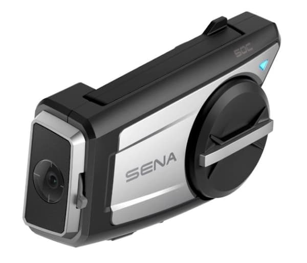 SENA 50C 50C-01 motorcykel samtaleanlæg 4K-kamera Bluetooth 5.0 8000 m 1 stk. Sort, Sølv