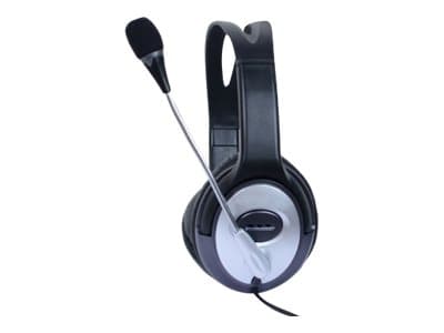 TECHly ICC SH-555TY - Hodesett - on-ear - kablet - 3,5 mm jakk - svart