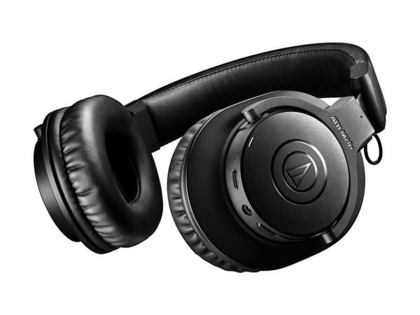 Audio-Technica ATH M20xBT - M Series - hodetelefoner med mikrofon - full størrelse - Bluetooth - trådløs, kablet - 3,5 mm jakk - svart