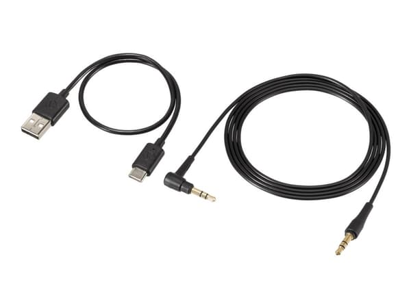 Audio-Technica ATH M20xBT - M Series - hodetelefoner med mikrofon - full størrelse - Bluetooth - trådløs, kablet - 3,5 mm jakk - svart