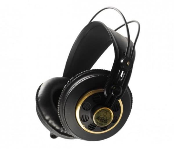 AKG K240 STUDIO headphones/headset Wired Head-band Black, Gold
