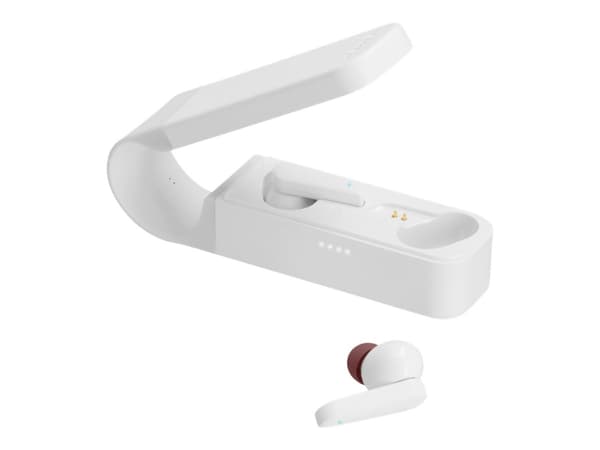 Hama Essential Line "Spirit Pocket" - True wireless-hodetelefoner med mikrofon - i øret - Bluetooth - hvit