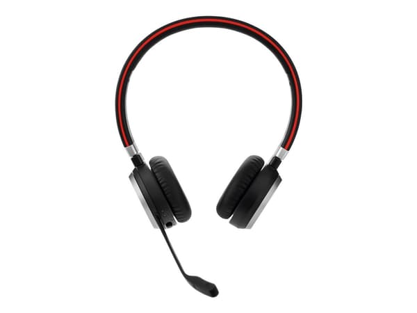 Jabra Evolve 65 SE UC Stereo - Hodesett - on-ear - Bluetooth - trådløs - USB - Optimert for UC - for Jabra Evolve; LINK 380a MS