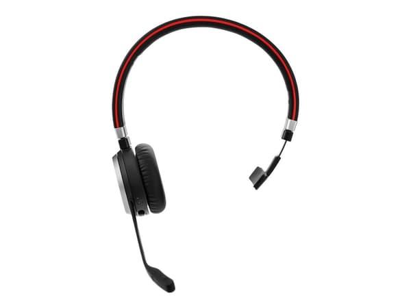 Jabra Evolve 65 SE MS Mono - Headset - på örat - Bluetooth - trådlös - USB - Certifierad för Microsoft-teams - för Jabra Evolve; LINK 380a MS