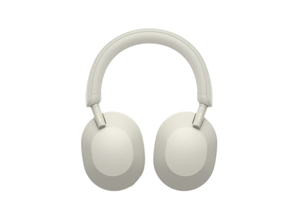 Sony WH-1000XM5 - Hodetelefoner med mikrofon - full størrelse - Bluetooth - trådløs, kablet - aktiv støydemping - 3,5 mm jakk - sølv