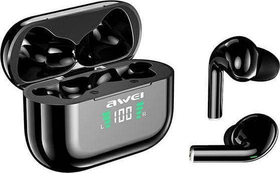 Awei AWEI headphones Bluetooth 5.1 headphones T29P TWS + docking station black/black