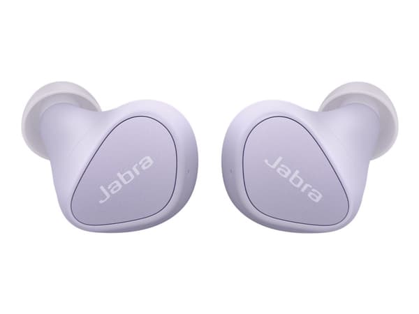 Jabra Elite 3 - True wireless-hörlurar med mikrofon - inuti örat - Bluetooth - ljudisolerande - lila