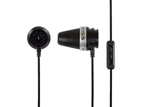 Koss | Sparkplug | Headphones | Wired | In-ear | Noise canceling | Black
