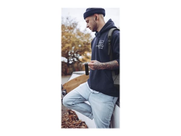 Hama Essential Line "Spirit Pocket" - True wireless-hörlurar med mikrofon - inuti örat - Bluetooth - svart