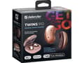 Pikkukuva 3 / 5: Defender Twins 910, kuulokkeet mikrofonilla, äänenvoimakkuuden säätö, oranssi, In-ear-kuulokkeet, BT 5.1, TWS, etui ładujące typ bluetooth