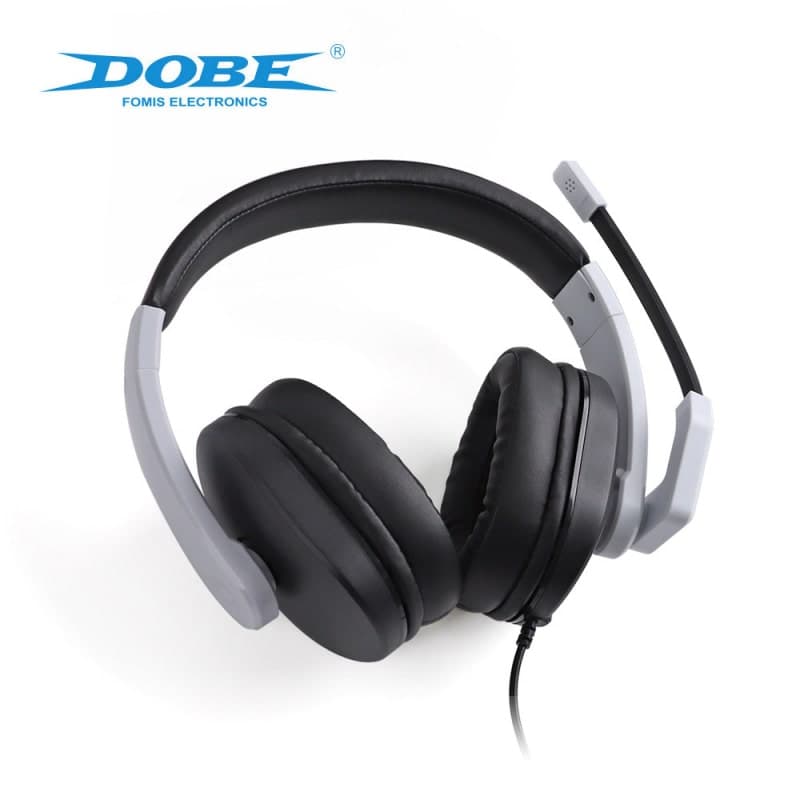 DOBE 3,5 mm spelhörlurar för PS5 / PS4 / PC / Switch / XBox.