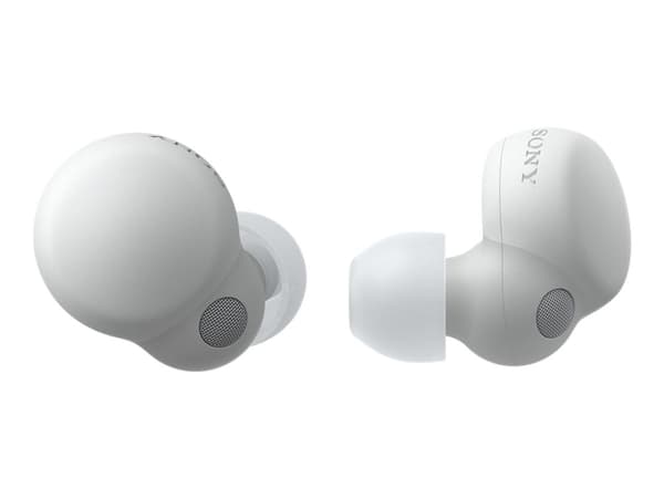 Sony LinkBuds S - True wireless-hörlurar med mikrofon - inuti örat - Bluetooth - aktiv brusradering - vit