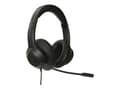 Miniatyrbild 1 av 5: Targus AEH102GL - Headset - på örat - konvertibel - kabelansluten - USB-A - ljudisolerande - svart