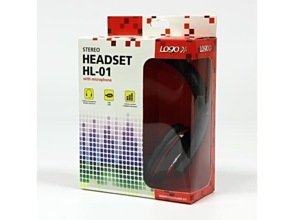 Logo HL-01 headphones with a microphone