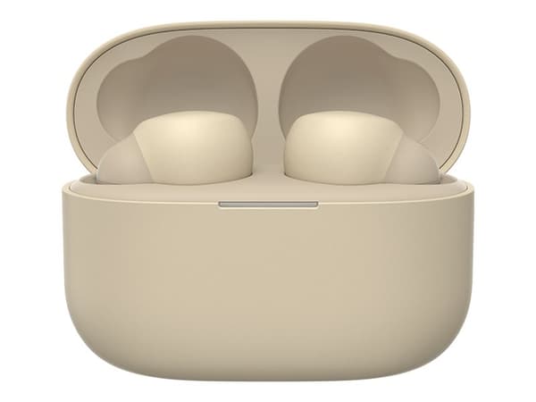 Sony LinkBuds S - True wireless-hörlurar med mikrofon - inuti örat - Bluetooth - aktiv brusradering - kräm