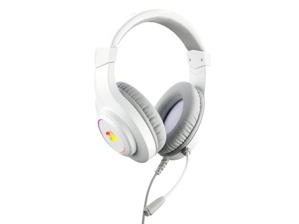 Redragon Hylas H260RGB - Hodesett - full størrelse - kablet - 3,5 mm jakk - hvit