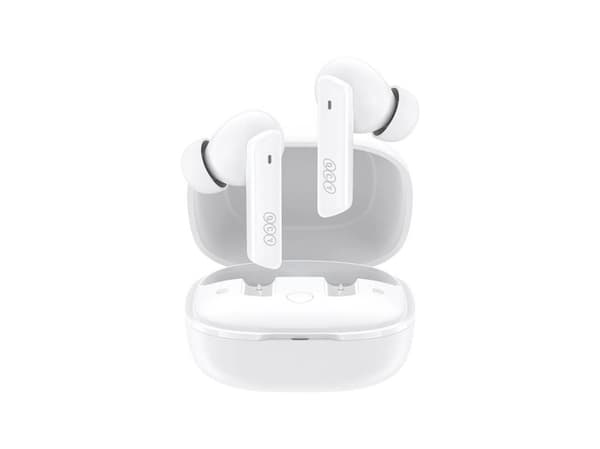 TWS QCY HT05 headphones, ANC (white)