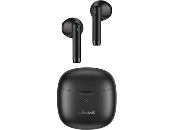 USAMS Bluetooth 5.0 TWS IA-sarjan langattomat kuulokkeet musta/musta BHUIA01 (US-IA04)