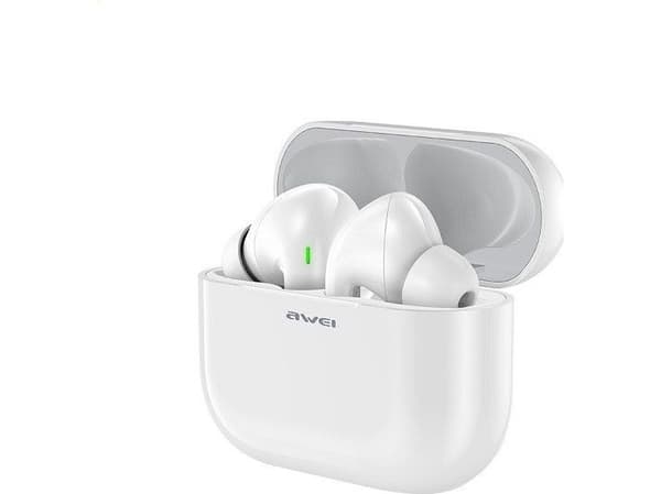AWEI Bluetooth 5.0 T29 TWS headphones + docking station white