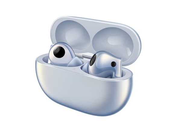 Huawei FreeBuds Pro 2 - True wireless-hodetelefoner med mikrofon - i øret - Bluetooth - aktiv støydemping - sølvblå