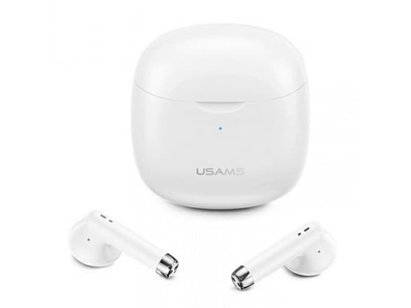 Usams USAMS earphones Bluetooth 5.0 earphones TWS IA series wireless white/white BHUIA02 (US-IA04)