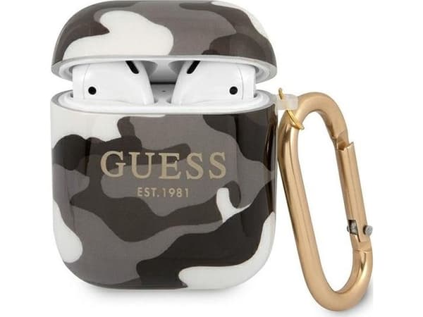 Guess GUA2UCAMG AirPods cover black Camo Collection