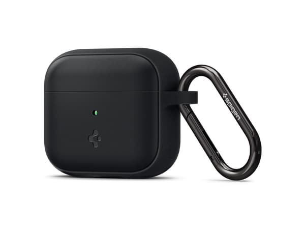 Spigen Silicone Fit, box, polykarbonat (PC), silikon, 28,3 g, svart