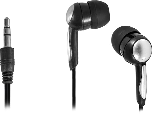 Defender Basic 603 - Ørepropper - i øret - kablet - 3,5 mm jakk - grå, svart