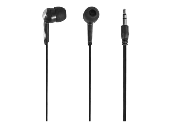 Defender Basic 603 - Ørepropper - i øret - kablet - 3,5 mm jakk - grå, svart