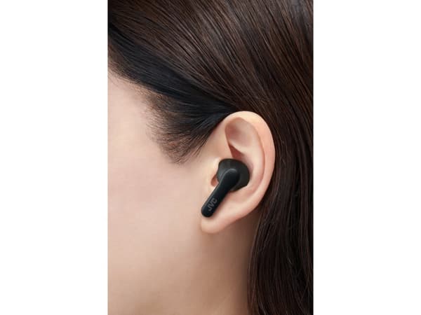 JVC HA-A3T - True wireless-hodetelefoner med mikrofon - ørepropp - Bluetooth - svart