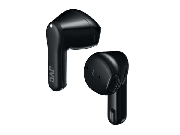 JVC HA-A3T - True wireless-hodetelefoner med mikrofon - ørepropp - Bluetooth - svart