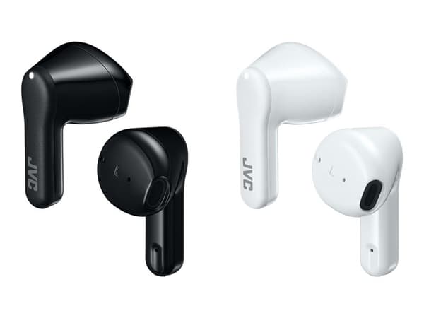 JVC HA-A3T - True wireless-hodetelefoner med mikrofon - ørepropp - Bluetooth - svart