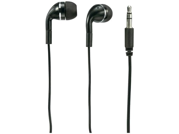 Renkforce In Ear hovedtelefoner kabelbundet Sort