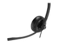 Miniatyrbild 5 av 5: Yealink UH34 Lite Mono - Headset - på örat - kabelansluten - USB - svart - Certifierad för Microsoft-teams