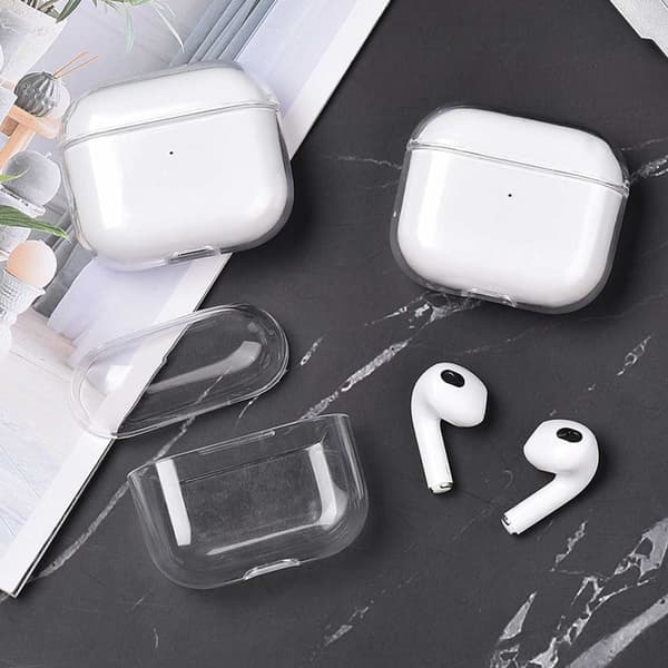 Genomskinligt AirPods 3 Fodral Stötsäkert Skyddsfodral