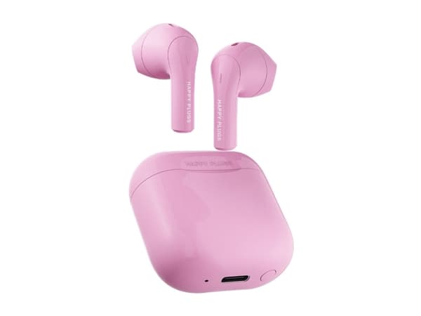 Happy Plugs JOY, True Wireless Stereo (TWS), Puhelut/Musiikki/Urheilu/Päivittäinen, 20 - 20000 Hz, Kuulokkeet, Vaaleanpunainen
