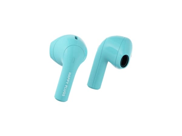 Happy Plugs JOY - True wireless-hodetelefoner med mikrofon - i øret - Bluetooth - turkis
